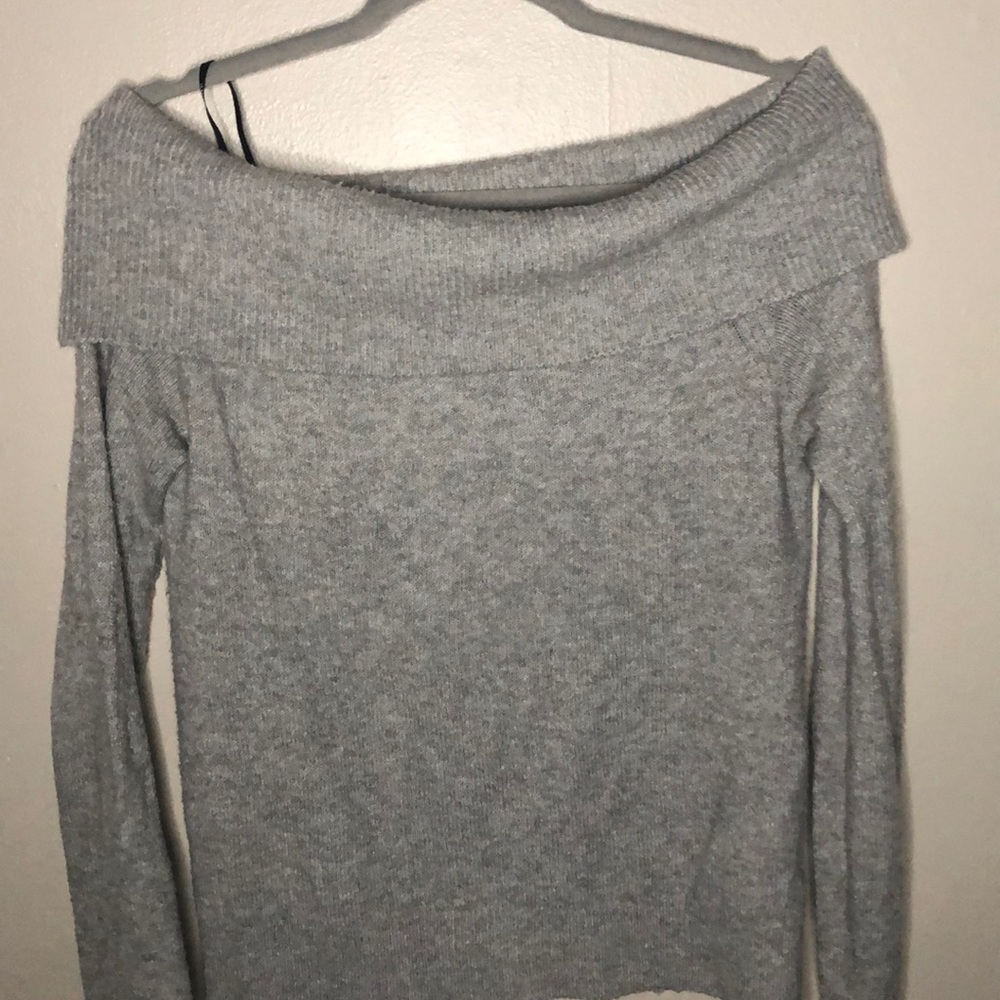 off the shoulder sweater